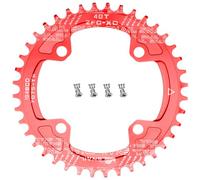 CYSKY Corona per Bici 104 BCD 30 Denti a 52 Denti Monocorona Stretta e Larga con Bulloni per Pignoni per Bici da Corsa, Bicicletta da Montagna, MTB, Ebike, Gravel