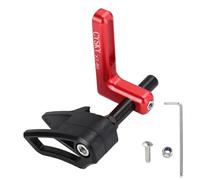 CYSKY Guida Catena Bici da Strada, Protezione Catena Bici da Gravel per Singolo Ingranaggio, Montaggio Telaio Deragliatore Anteriore (Lega di Alluminio 7075) (Rosso)