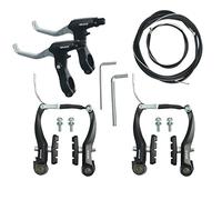 CYSKY Set Completo di Freni Universali per Bicic, Freno Anteriore e Posteriore per MTB, Cavi Freno Interni ed Esterni e Kit di Leve Freno per Mountain Bike e Bici da Strada (Argento)