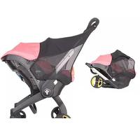 Cysocool Parasole per passeggino Doona (non per Doona X), protezione solare a scatto, anti-UV, copertura oscurante per passeggino, zanzariera