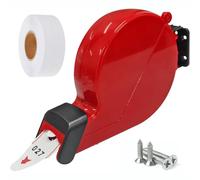 CYSSJF Chiocciola Eliminacode (Rosso) | Distributore Numeri Attesa con 1 Rotolo Numeri Coda (000-999) | Prendi Numero & Dispensare Biglietto Facile | Per Negozo/Supermercato/Studio/Bar/Salumeria