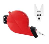 CYSSJF Chiocciola Eliminacode (Rosso) | Distributore Numeri Attesa con 1 Rotolo Numeri Coda (A00-E99,2000 Biglietti) | Prendi Numero & Dispensare Tickets Facile | Per Negozo/Supermercato/Salumeria