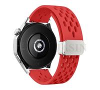 CYSUE 18 20 22mm Cinturino Magnetico In Silicone Per Huawei Watch GT 5 46mm 41mm Traspirante Sportivo Banda Per Huawei GT5 Pro GT4 GT3 GT2 Correa Cinturini, For GT5 Pro 46mm, Agata
