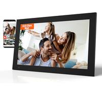 Cytem Cornice portafoto digitale da 15,6 pollici con Wi-Fi e Frameo, antiriflesso opaco, memoria da 64 GB, sensore di movimento, rotazione automatica dell'immagine, touch screen IPS 1920 x 1080, nero