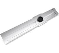 CYTGOUPER 0 - 300 mm contagocce in metallo, con bordo temprato, strumento di precisione in acciaio inox con cursore fisso per utensili per la lavorazione del legno
