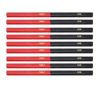 CYTGOUPER 10 matite esagonali a 2 teste da falegname, matite doppie rosse e blu con nucleo ispessito, matite per la lavorazione del legno per segnare, disegnare, scrivere