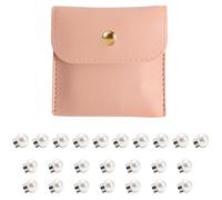 CYUXING 24pcs Pesi per Velo in Perle Magnetiche, Invisibili & Resistenti al Vento, Pesi per Abito per il Vento, Velo da Sposa, Cristallo per Accessori da Sposa, con Custodia di Conservazione