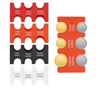 CYUXING Scatola Porta Monete in Yen Giapponese da 4 Pezzi, Quattro Colori, ciascuna con Sei Slot in Diverse Dimensioni, Comoda per riporre Le Monete, Non Cadono Facilmente, Adatta per i Viaggi