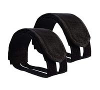 CZ Store Cinghie per Pedali Bicicletta -✮✮GARANZIA A VITA✮✮- Cinghia in Nylon per Pedale Bici, Resistente, Regolabile - Accessori per BMX, MTB, Biciclette da Passeggio, Cyclette- 2 Fasce, Nero