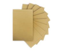 CZAKOMIX 100 Fogli di Carta da Lettere, Carta Stampante Marrone, Design A Linee Orizzontali, 21*14,4 cm, Cartas Vintage, per Corrispondenza Quotidiana, Auguri per le Vacanze, Biglietti Regalo, Inviti