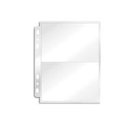 CZAKOMIX 40 Toploader, Utilizzabili Su Entrambi I Lati, Toploader Pokemon, 160 Tasche In Totale, Buste Trasparenti, 20 * 15,8cm, per Raccoglitori A 7 Anelli, per Carte Collezionabili, Cartoline, Foto