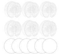 CZAKOMIX Autoadesivo Clip Cavo - 6 Pezzi Cord Organizer per Gli Elettrodomestici, Cucina Supporti Cavi, Fermacavi Muro, Organizer Cavi, per Casa, Ufficio, Cable Management (Transparent)