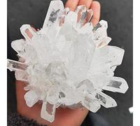 CZAOINCU Cristallo di Quarzo Naturale 1 pz Cristallo Bianco Naturale Druse Quarzo Vug Cristallo Decorazione Cluster Colonna di Pietra Punto Home Office Decor Raccolta domiciliare (Size : 400-500g)