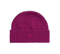 Czapka zimowa Lacoste 3D Rib Knit Wool Beanie - heather purple - Viola