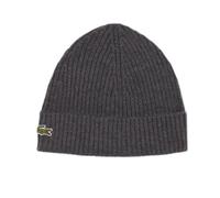 Czapka zimowa Lacoste Unisex Ribbed Wool - grey - Grigio