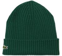 Czapka zimowa Lacoste Unisex Ribbed Wool - Verde