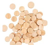 CZAYEFNH Dischetti Legno per Fai da Te 130 Pezzi, Dischi Legno 20mm 30mm con Corteccia, Decorazioni Naturali per Pittura, Incisione, Artigianato, Matrimonio, casa