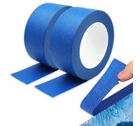 CZAYEFNH Nastro Adesivo di Carta Premium 2PCS 50mm x 50m - Funzione di Mascheratura Perfetta per Pittura, Imballaggio e Mestieri, Facile da Strappare, Senza Residui di Colla