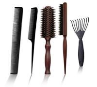 CZAYEFNH Spazzola Tonda Piccola per Capelli - Set di Spazzole Rotonde per Capelli Ricci con Massima Tenuta e Luminosità