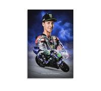 CZBAIY Fabio Quartararo - Poster su tela da appendere, motivo: opere d'arte alla moda, 50 x 75 cm