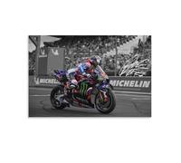 CZBAIY Fabio Quartararo - Poster su tela da appendere, motivo: opere d'arte alla moda, 50 x 75 cm