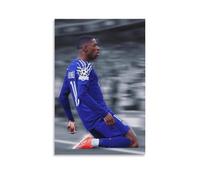 CZBAIY Ousmane Dembele - Poster su tela, decorazione per la casa, da appendere alla parete, stampa decorativa, 50 x 75 cm