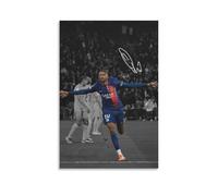 CZBAIY Ousmane Dembele - Poster su tela, stampa artistica da parete, poster da appendere, decorazione per la famiglia, 20 x 30 cm