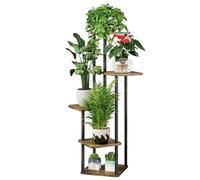 CZDANG Plant Stand for Small Spaces，Metal 5 Tier Corner Flower Shelf，Tall Plant Display Holder for Outdoor Garden Patio Office Balcony