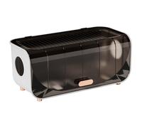 CZDANG Scatola portacavi in Stile scandinavo, Organizer for Cavi da scrivania, portacavi in plastica for riporre Cavi di TV/Computer/Router/Console di Gioco, 30,7 * 13,5 * 13,8 cm(Marrone)