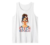Czech Girl Czech Republic Flag Czech Girlfriend Wife Canotta