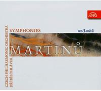 Bohuslav Martinu Symphonies 3 and 4 (Belohlavek, Czech Po) (CD) Album