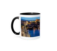 Czech Republic Bohemia Prague Charles Bridge Twilight. Tazzine Da Caffè Con Manico Tazza Colazione Resistente Tazza Per Tè Ufficio Casa 330Ml