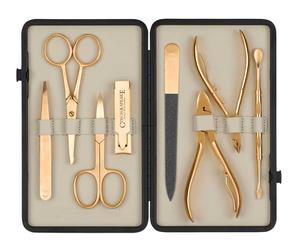 Czech & Speake - Leather-Bound Manicure Set - Gold/Cream - Strumenti per la cura delle unghie 1 St.