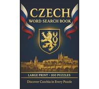 Czech Word Search Book: Large Print Puzzle Collection with 100 Puzzles and 2000 Unique Words on Prague, Cesky Krumlov, and Bohemian Switzerland