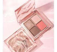CZEL - Water Ripple Pink Mist Four-Color Eyeshadow Palette - 5 Types 05# Caramel Milk Tea - 2.5g