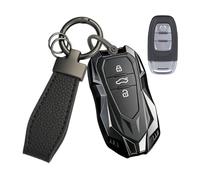 CZEMAM Cover per chiave auto in lega di zinco adatta per Audi A4 B8 A5 A6 | Sporty Mech - Custodia protettiva per chiave telecomando A8, Q8, R8, RS4, RS5, RS6, S4, S5, S6, S7, S8, SQ8, in silicone