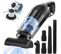 Czemo Aspirabriciole Senza Fili Potente 9000pa 120W Aspirapolvere Auto, Mini Aspirapolvere Portatile per Auto Ricaricabile Aspira Briciole USB Aspirapolvere a Mano per Casa Auto Ufficio