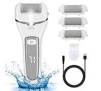 Czemo Pedicure Elettrico Professionale Piedi Calli Talloni Screpolati Lima Elettrica per Piedi Ricaricabile Lima per Piedi Elettrica con 3 Rulli di Ricambio
