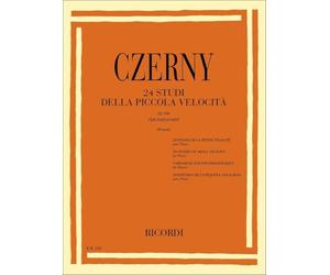 Czerny 24 Studi Della Piccola Velocità Op. 636 | Metodo Progressivo Pianoforte | Esercizi Tecnici Studenti Insegnanti |Spartiti Sviluppare Agilità Precisione Dita | Edizione Longo Conservatorio Piano