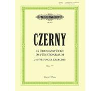 `Czerny, Carl` 24 Five Finger Exercises Op 777 Book NUOVO