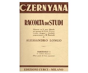 Czernyana raccolta di studi 60 studietti elementari vol 1 rev. longo Carl Czerny