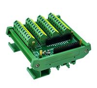 CZH-LABS DIN Rail Mount Screw Terminal Block Breakout Module Board for Arduino MKR.