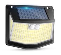 CZHHMART Luce Solare Esterni Rilevatore Movimento: 248 LED Luce Solare Esterna Sensore 3 Modalità 270° Illuminazione IP65 Impermeabile Faretto da Esterno a Parete Applique per Giardino Garage 1 Pezzi