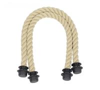 CZHJM 1 Paio 45/70CM Beige/Nero Maniglia di Corda di Ricambio per Obag Craft O Bag Manici Corti/Lunghi Maniglie per Borse in Corda Manico in Corda per La Fabbricazione di Borse