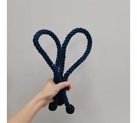 CZHJM 65 cm 1/2 Paio di Manici in Corda Blu Scuro/Nero di Ricambio per Obag Craft O Bag Manici Corti/Lunghi Manici per Borse in Corda Manico in Corda per la Realizzazione di Borse