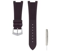 Czjiaqh Cinturino per orologio da uomo in gomma compatibile con Patek Philippe Nautilus 5711 1A010 5712 5712G 5726 5980 25mm Sport outdoor cinturino in silicone impermeabile Accessori Bracciale da