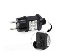 CZJUTAI IP44 - Trasformatore LED per illuminazione natalizia con spina (base a vite - modalità commutata - EL/FC31V3.6W)