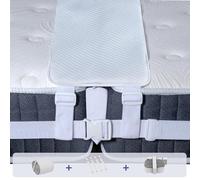 CZL Unisci Materassi Singoli in Matrimoniale 200 x 30 cm, Unire Due Materassi Singoli con Spugna Riempimento della Fessura e 9,5 m Cinturino di Fissaggio, Connettore Ponte Ferma Letto 190-200 cm