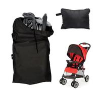 CZlinOduMMX Universale Borsa da Viaggio per Passeggino Impermeabile Sacca Porta Passeggino per Aereo Universale Borsa da Viaggio Trasporto Passeggino per Aereo,Outdoor,Viaggio, 39 x 114cm, Nero