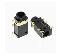 CZMDKEXM 10pcs 3.5mm Headphone Socket Socket PJ-342 Mounted 6 Feet Gold Plated PJ342